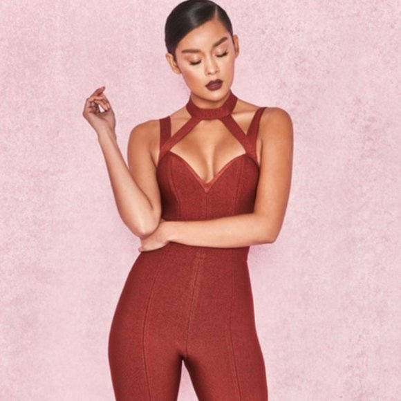 house of cb bandage jumpsuit